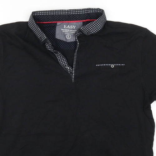 Mtalan Mens Black    Polo Size L