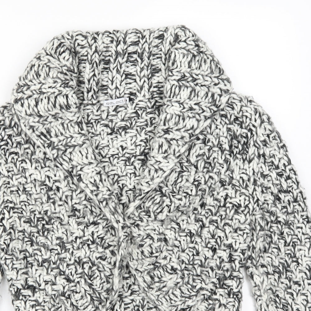 Select Womens Grey   Cardigan Jumper Size M