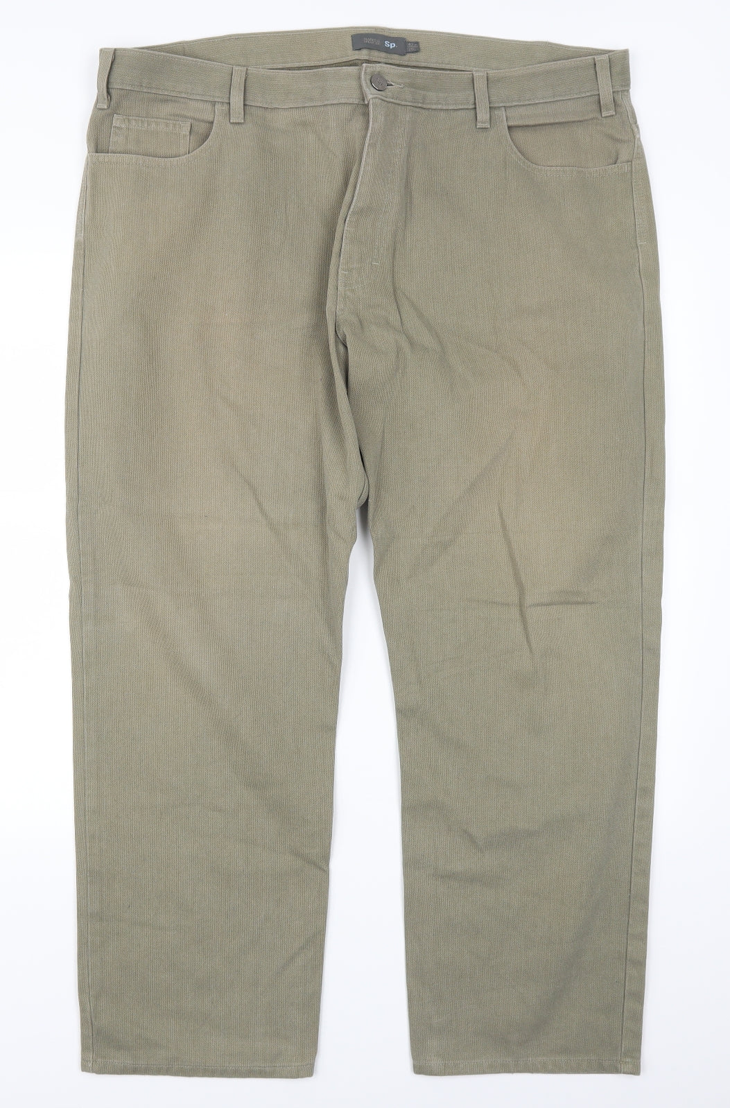 Marks and Spencer Mens Green   Trousers  Size 42 L29 in