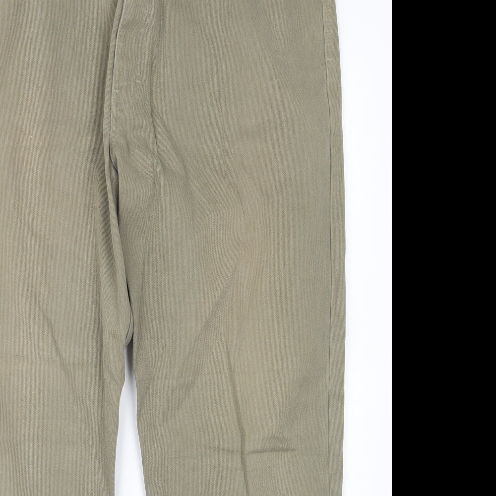 Marks and Spencer Mens Green   Trousers  Size 42 L29 in