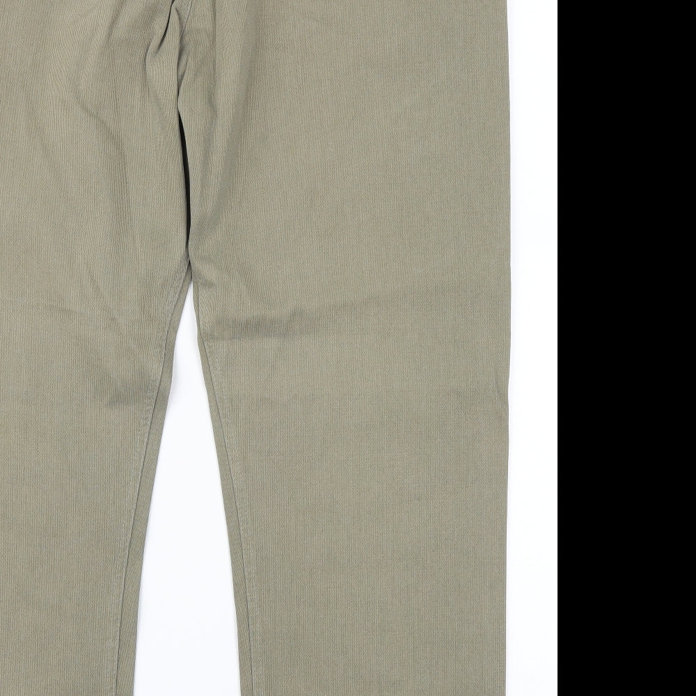 Marks and Spencer Mens Green   Trousers  Size 42 L29 in