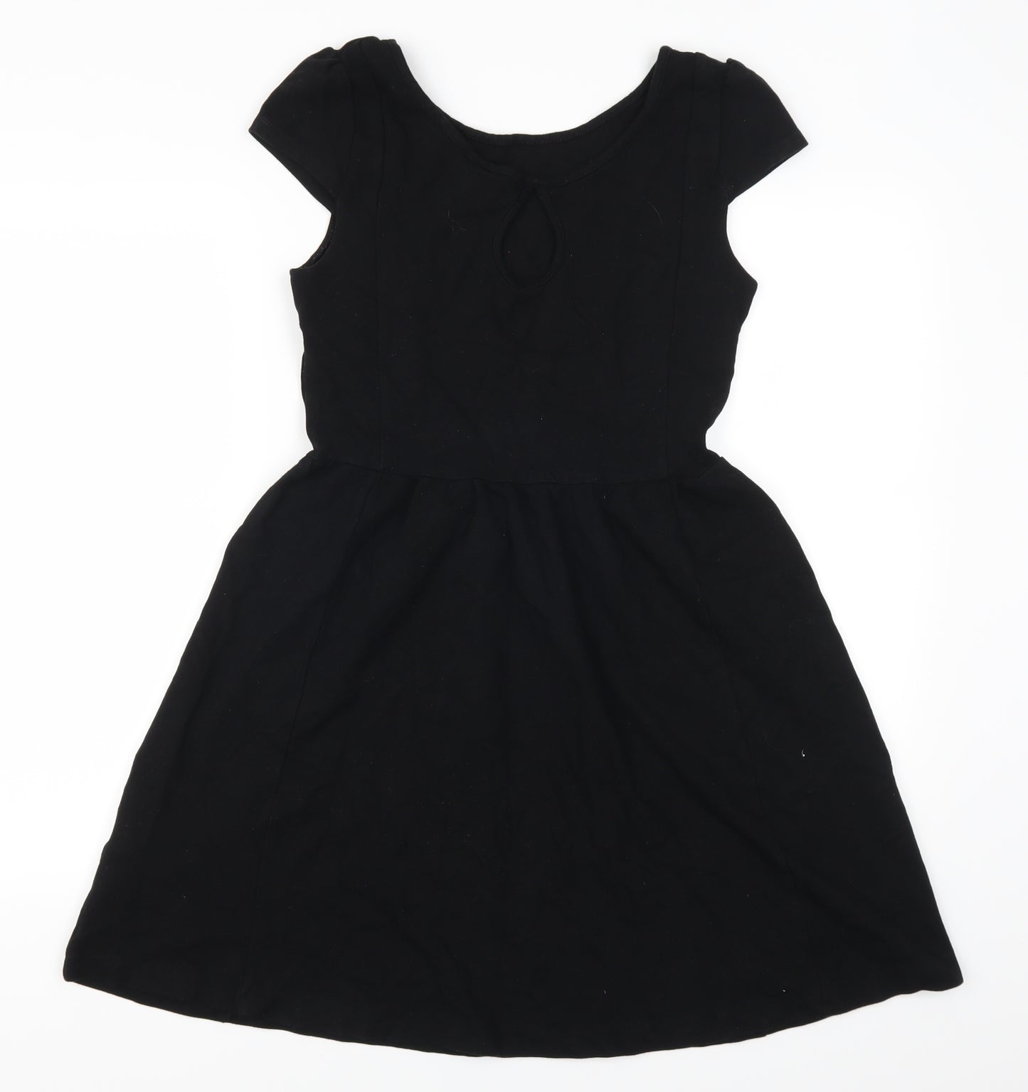 H&M Womens Black   Skater Dress  Size M