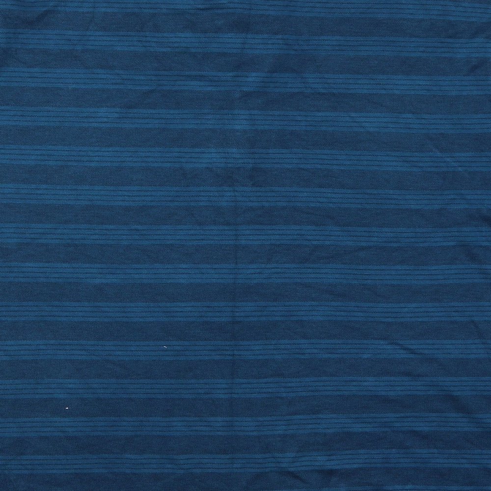 Lincoln Mens Blue Striped   Polo Size 3XL