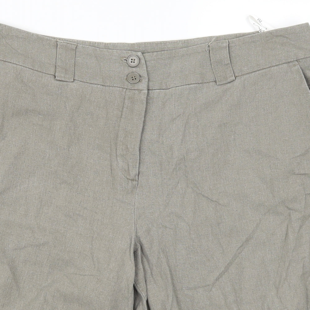 BHS Womens Green   Sailor Shorts Size 16