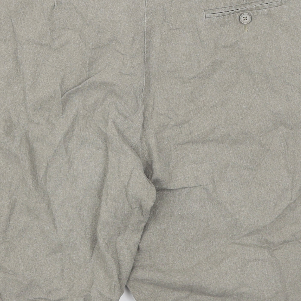 BHS Womens Green   Sailor Shorts Size 16