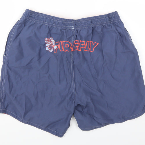 Firefly Mens Blue   Sweat Shorts Size M - Logo