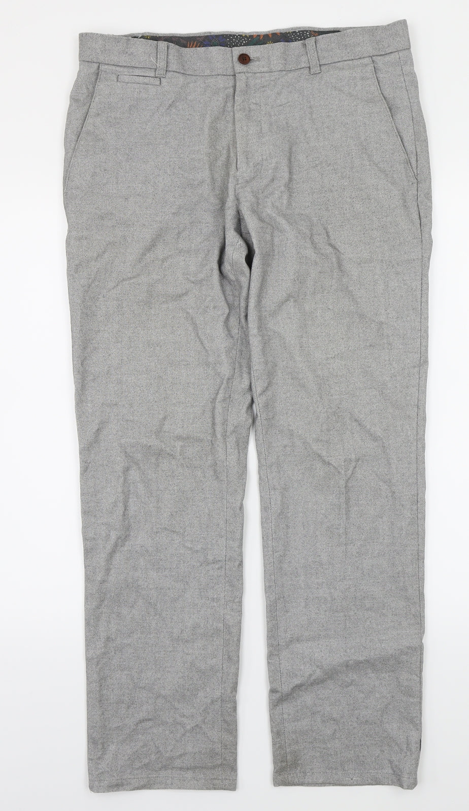 NEXT Mens Grey   Trousers  Size 32 in L29 in