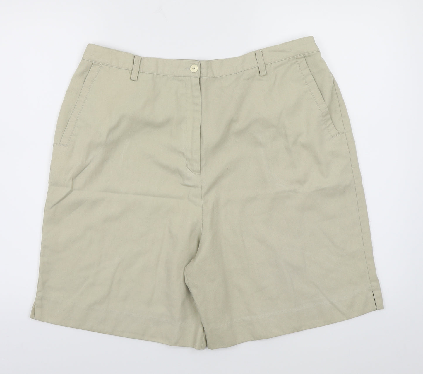 Bonmarché Womens Beige   Chino Shorts Size 18