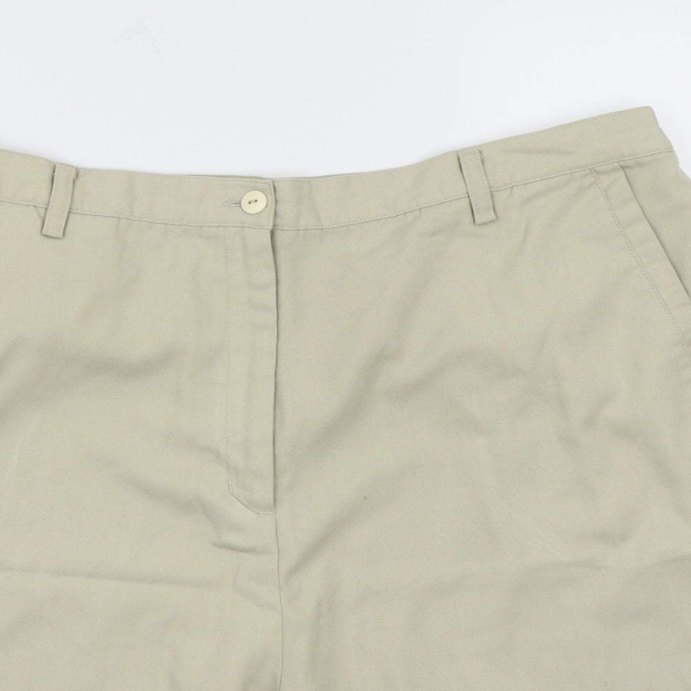 Bonmarché Womens Beige   Chino Shorts Size 18