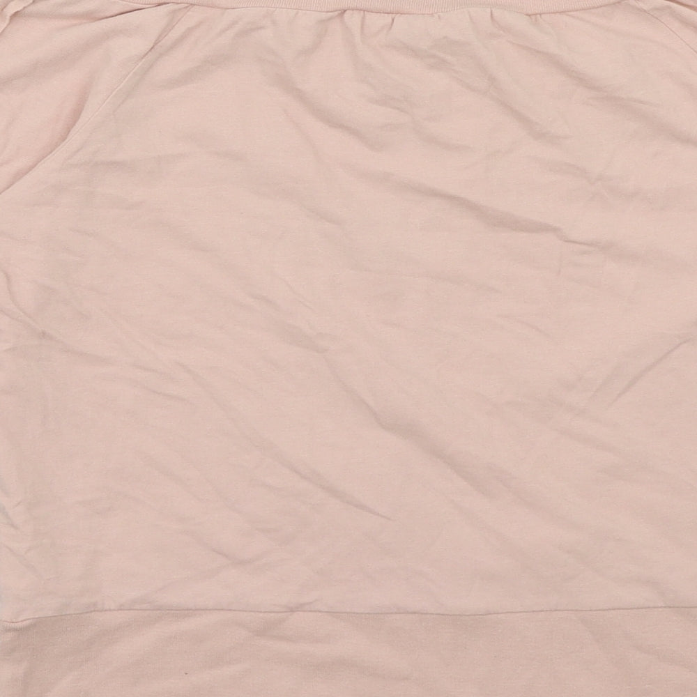 Republic Womens Pink  Jersey Basic Blouse Size XS