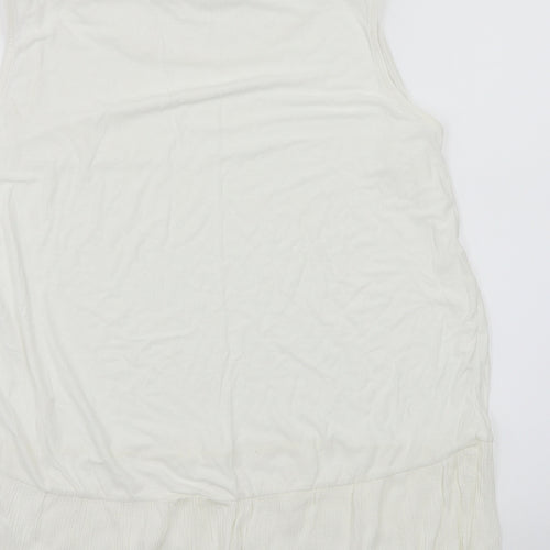 F&F Womens White  Jersey Basic Blouse Size 20
