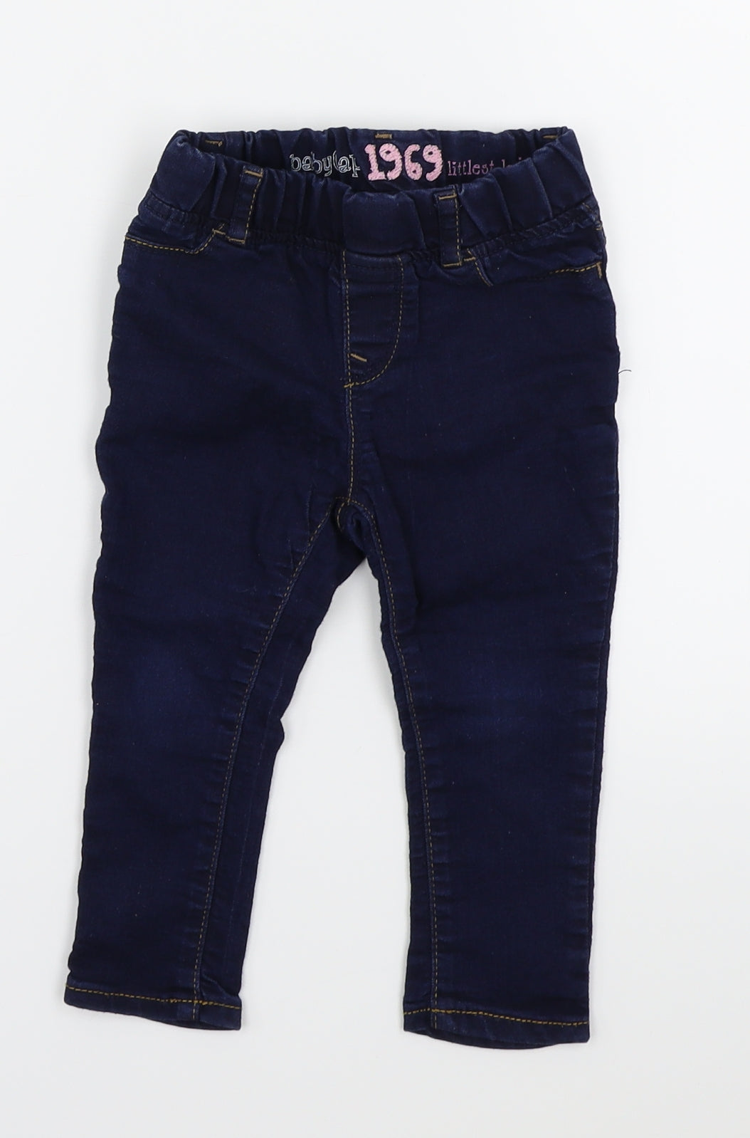 Gap Baby Blue  Denim Cargo Jeans Size 12-18 Months