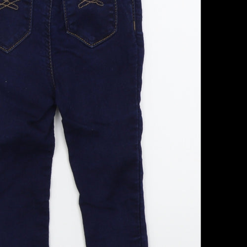Gap Baby Blue  Denim Cargo Jeans Size 12-18 Months