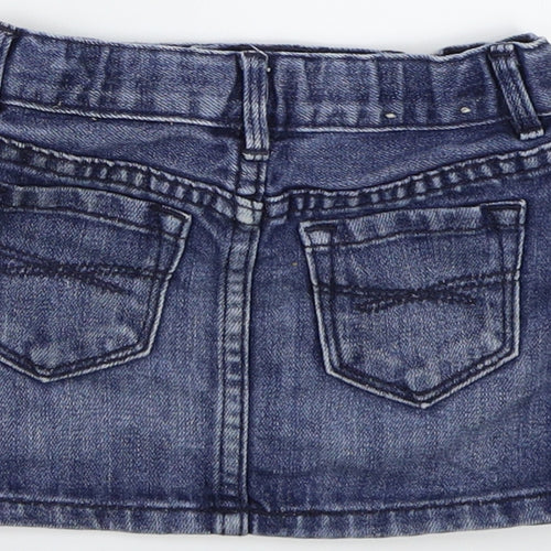 Gap Girls Blue  Denim Straight & Pencil Skirt Size 2 Years