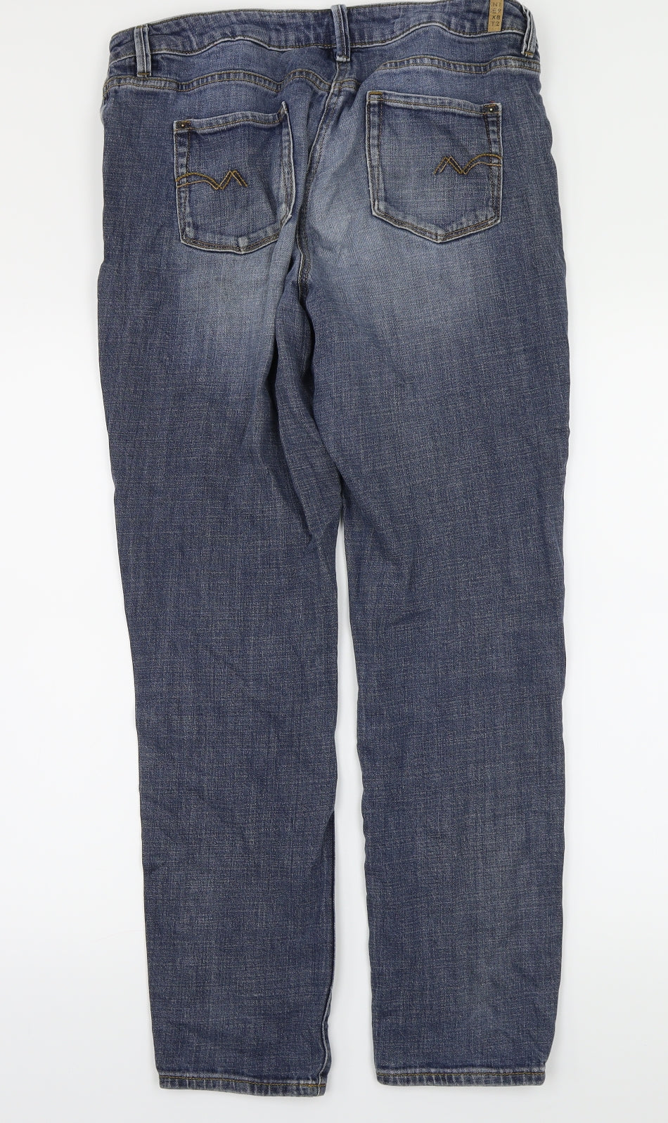 NEXT Womens Blue  Denim Straight Jeans Size 12 L28 in
