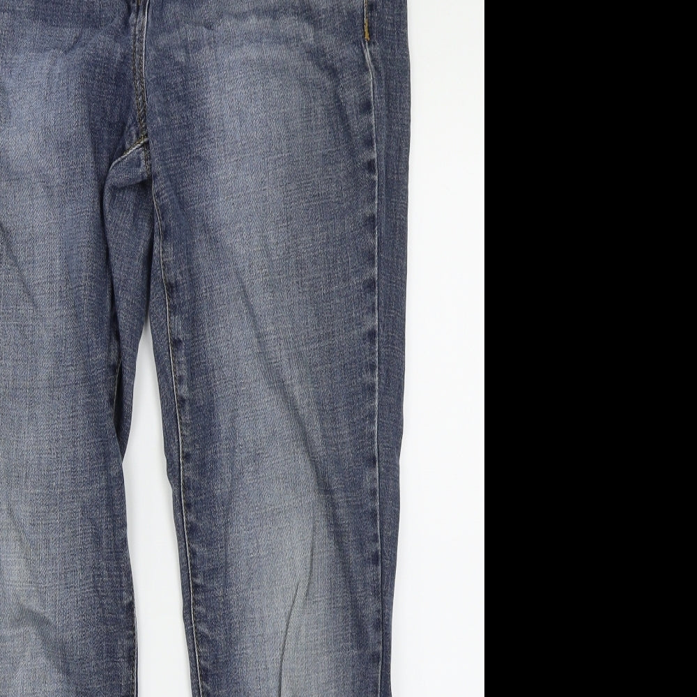 NEXT Womens Blue  Denim Straight Jeans Size 12 L28 in
