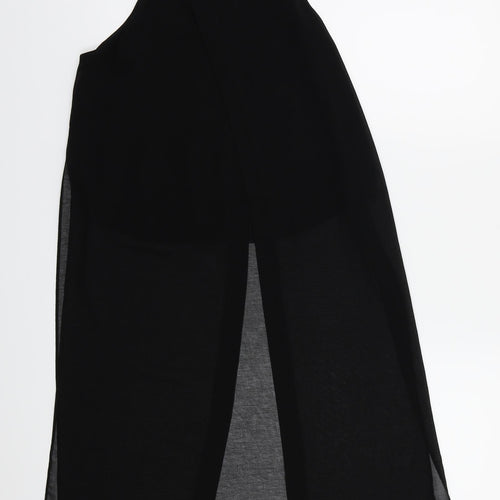 River Island Womens Black  Chiffon Basic Blouse Size 6