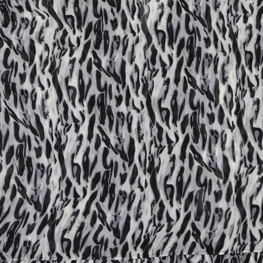 antonino philosophy Womens Beige Animal Print Chiffon Basic Blouse Size 20
