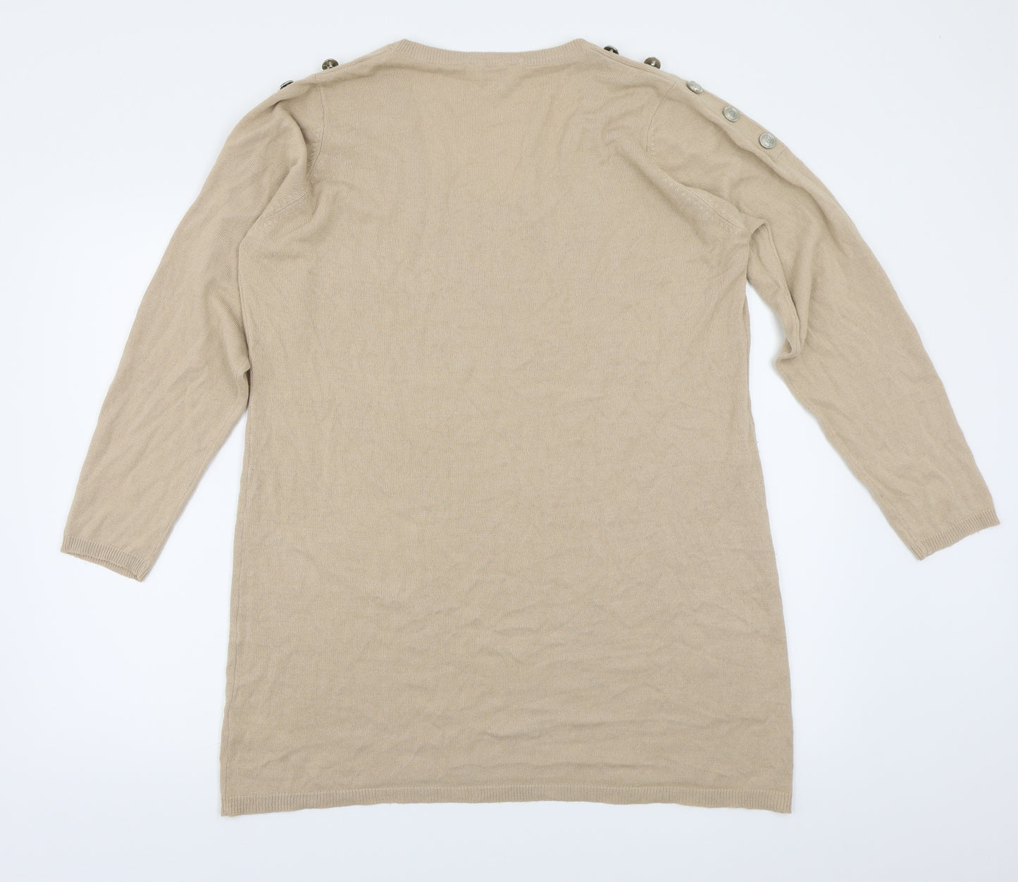 Simply Be Womens Beige  Knit Pullover Jumper Size 18
