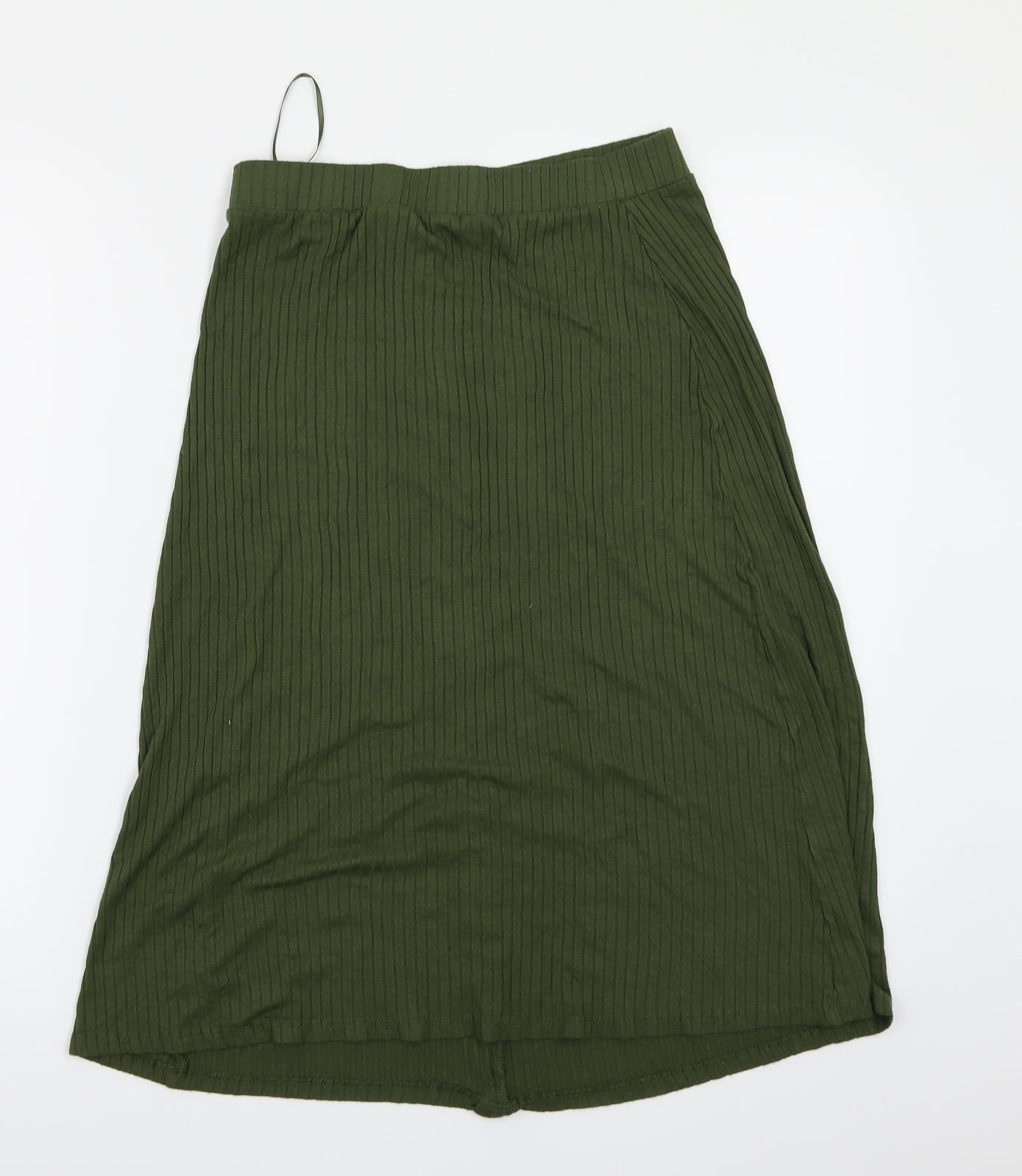 Papaya Womens Green  Jersey A-Line Skirt Size 8