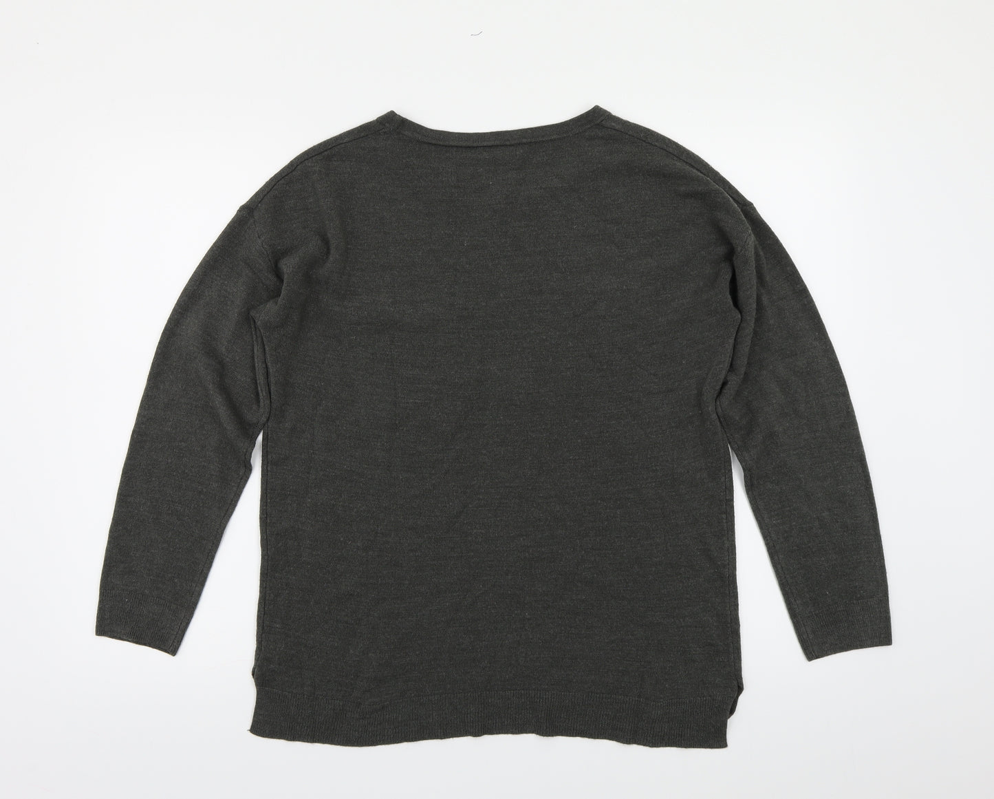George Womens Grey  Knit Pullover Jumper Size 12
