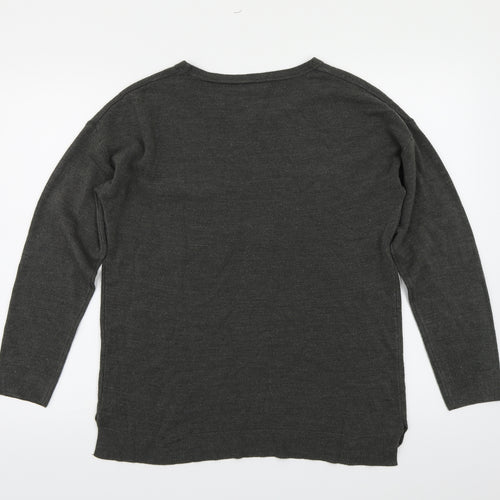 George Womens Grey  Knit Pullover Jumper Size 12