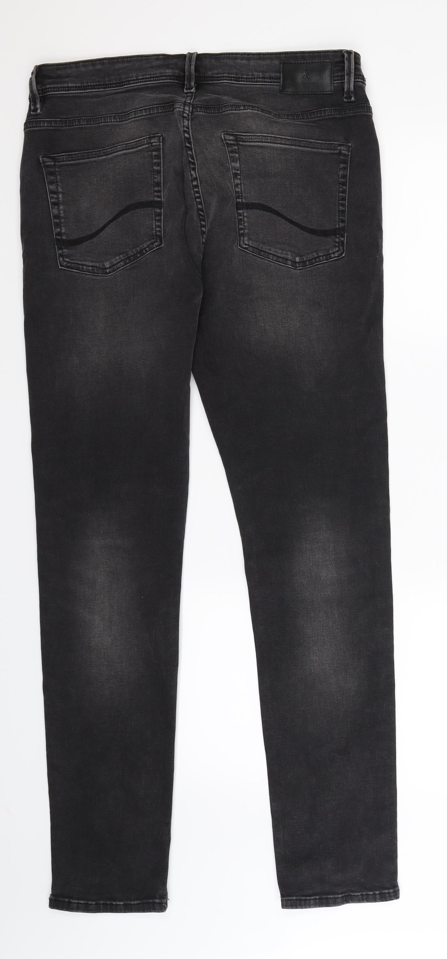 celio* Mens Grey  Denim Skinny Jeans Size 34 L31 in