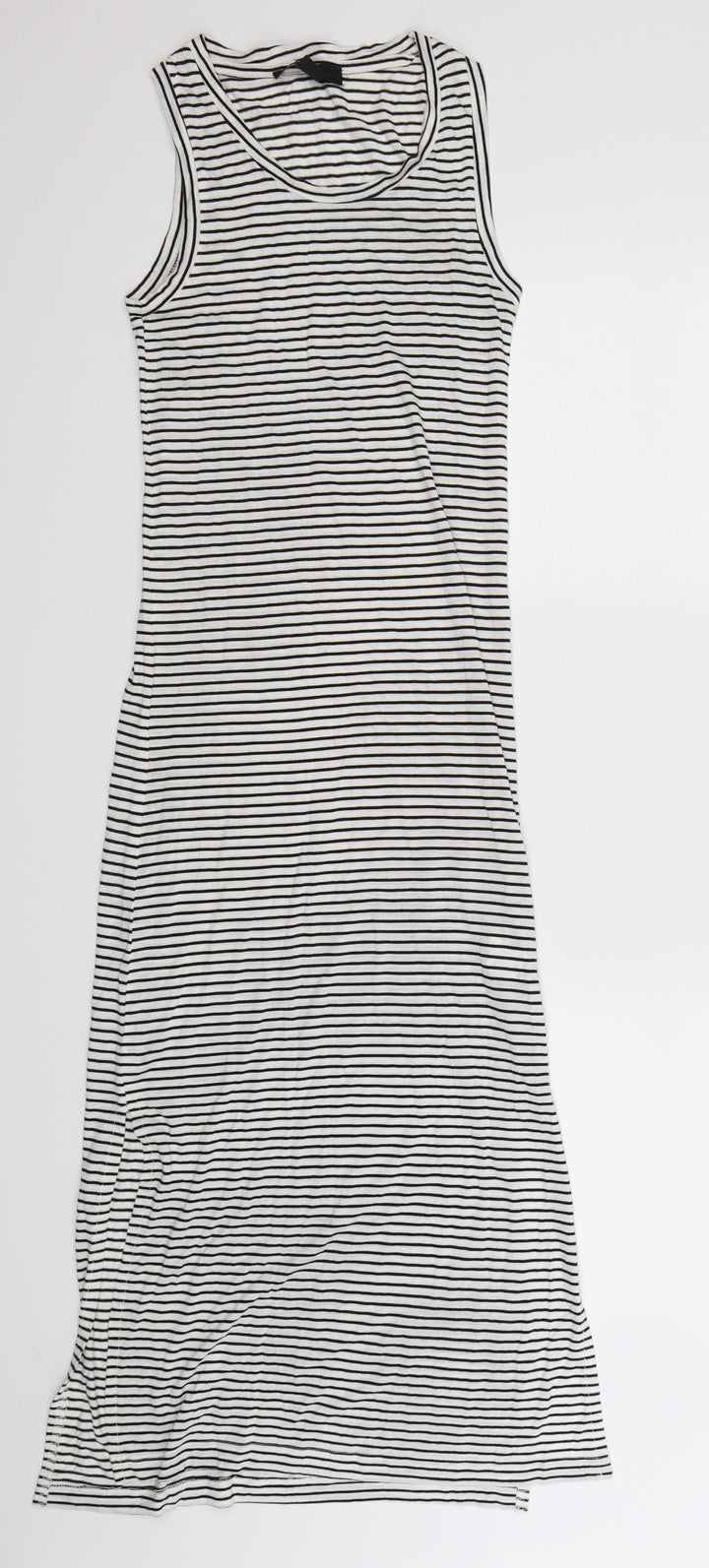 Atmosphere Womens White Striped  Tank Dress  Size 4