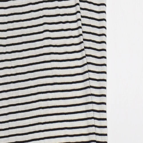 Atmosphere Womens White Striped  Tank Dress  Size 4