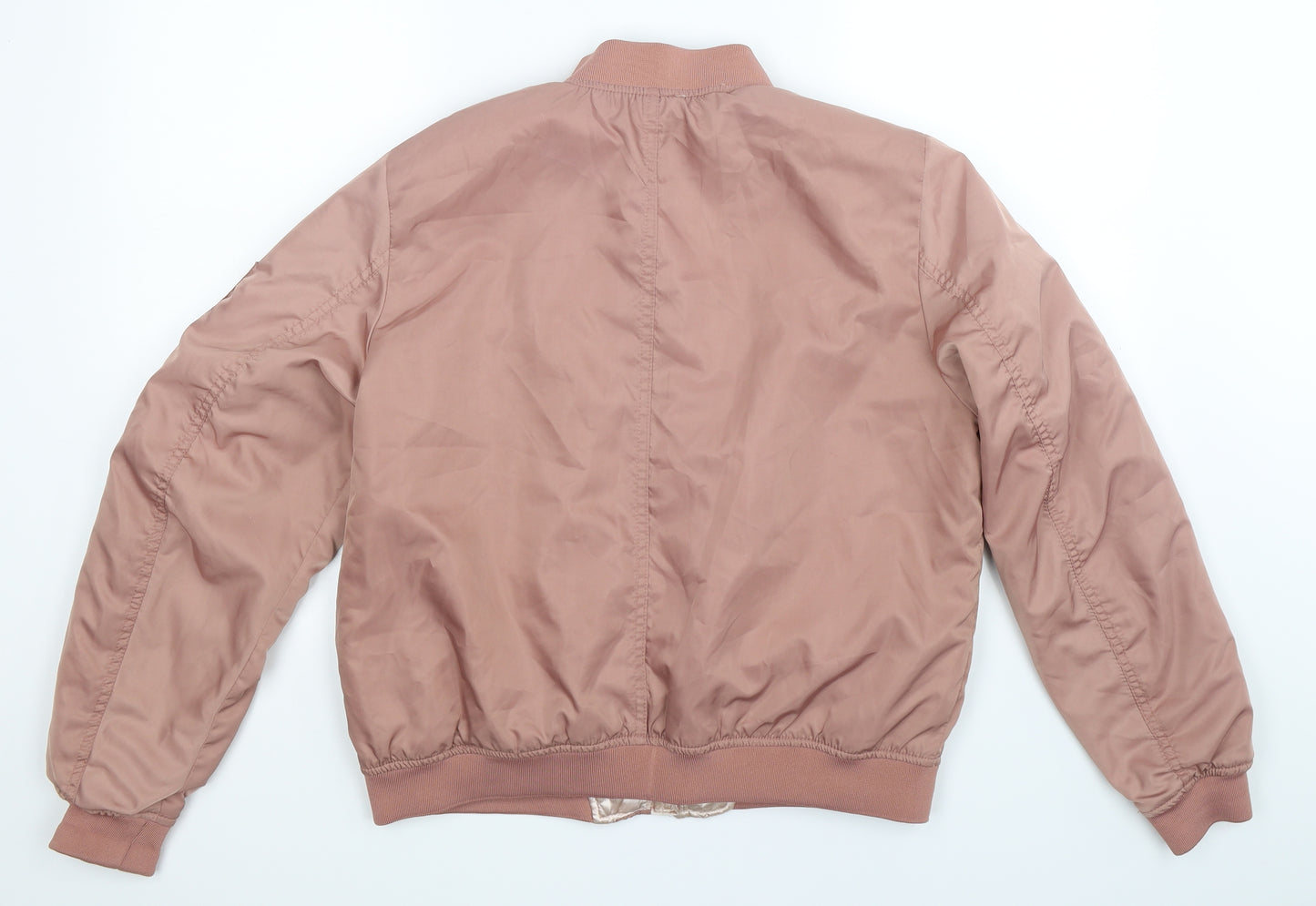 Preworn Womens Beige   Bomber Jacket Jacket Size XL