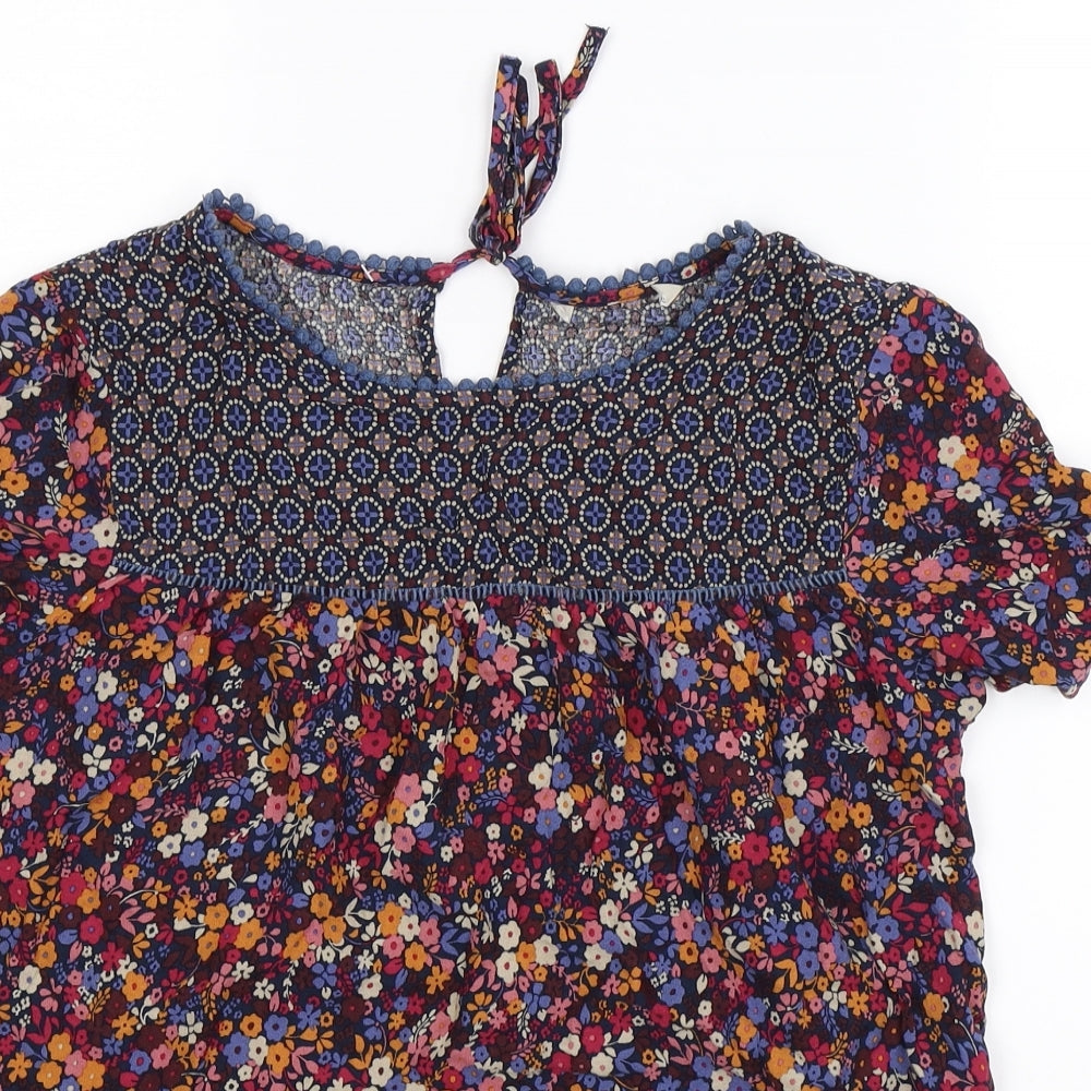 TU Womens Multicoloured Floral  Basic T-Shirt Size 12