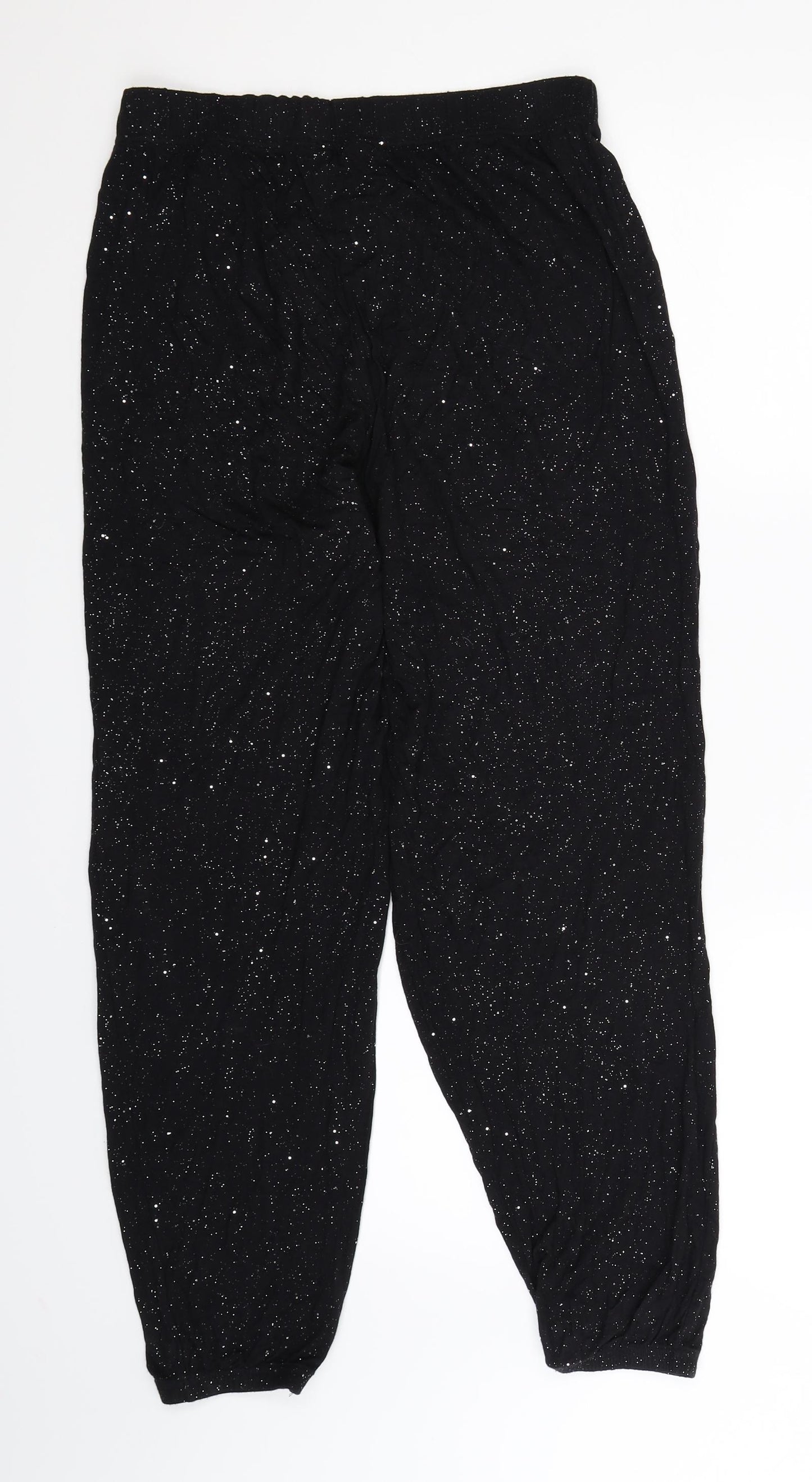F&F Womens Black   Cami Lounge Pants Size 14