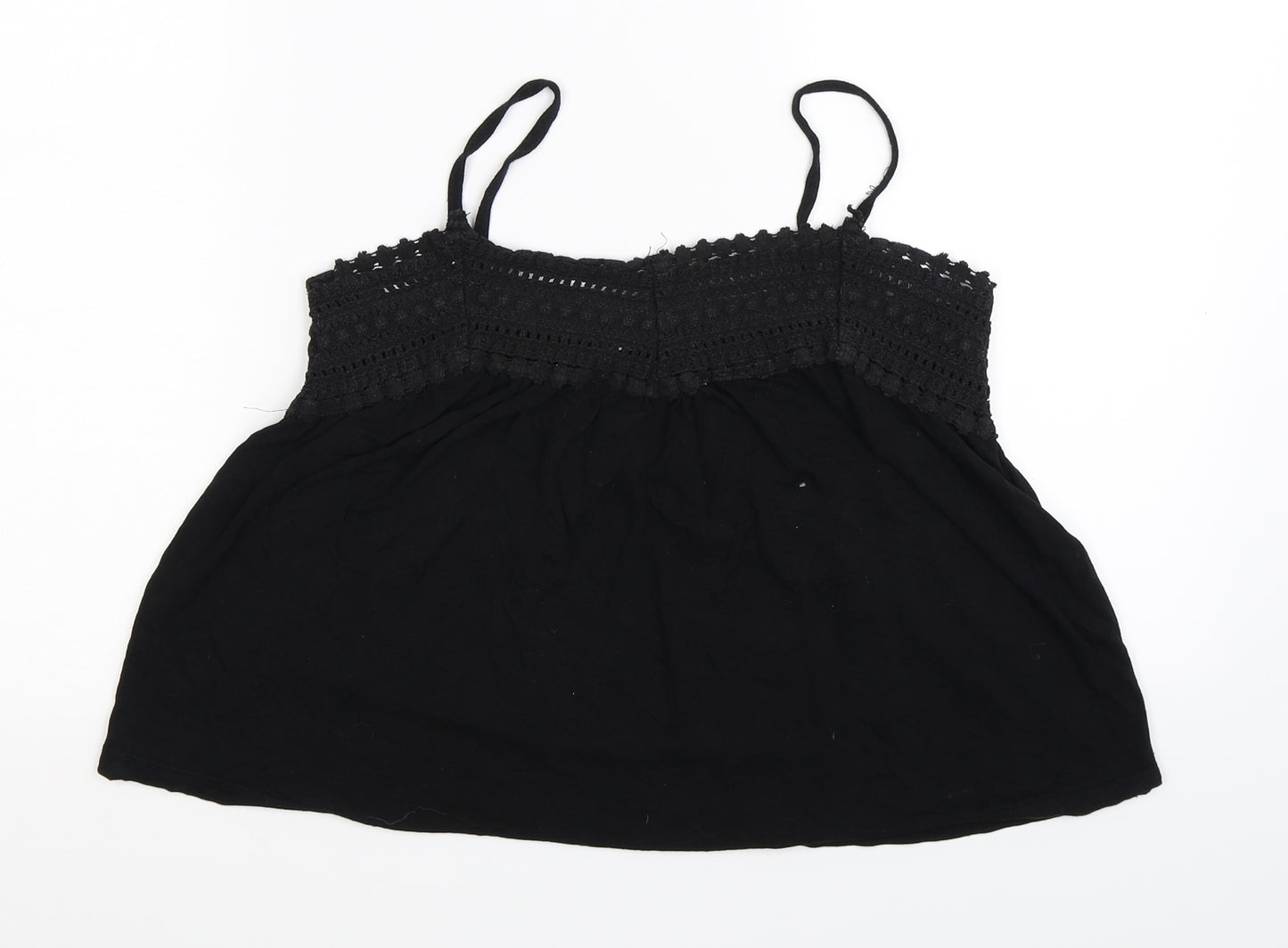 Lefties Womens Black   Cropped Tank Size M