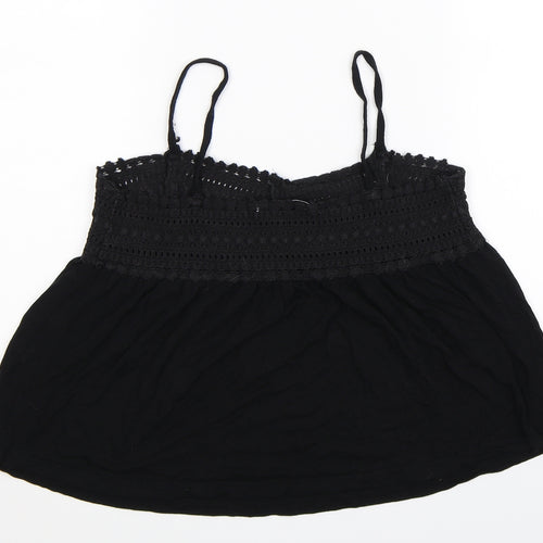 Lefties Womens Black   Cropped Tank Size M