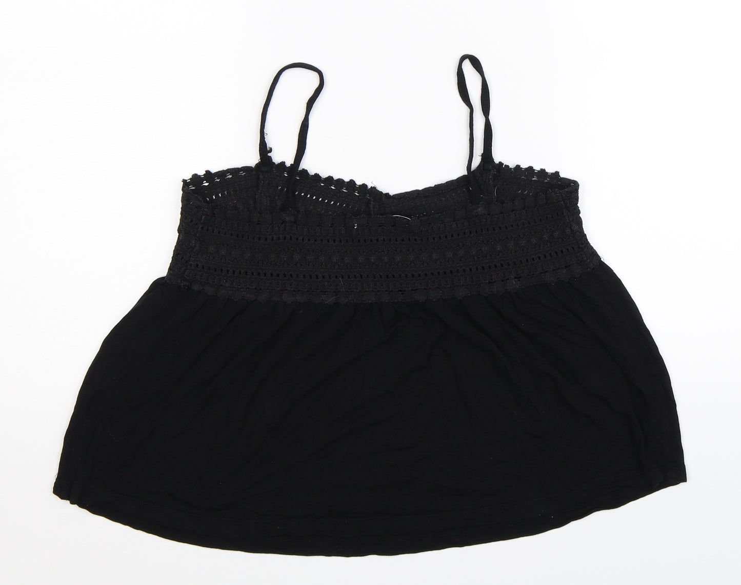 Lefties Womens Black   Cropped Tank Size M
