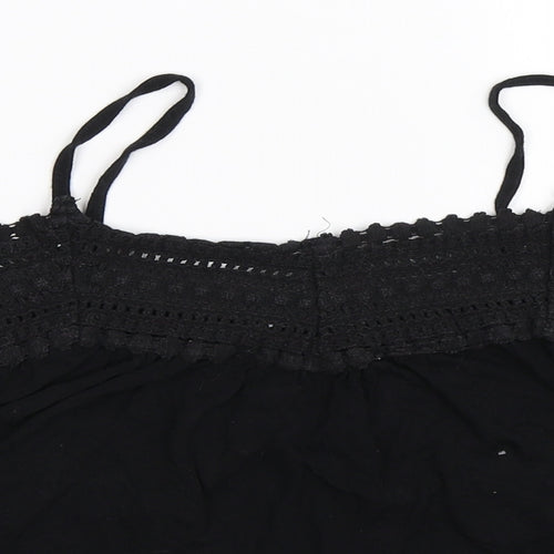 Lefties Womens Black   Cropped Tank Size M