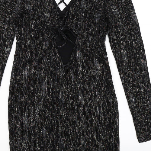 Topshop Womens Black   Bodycon  Size 10