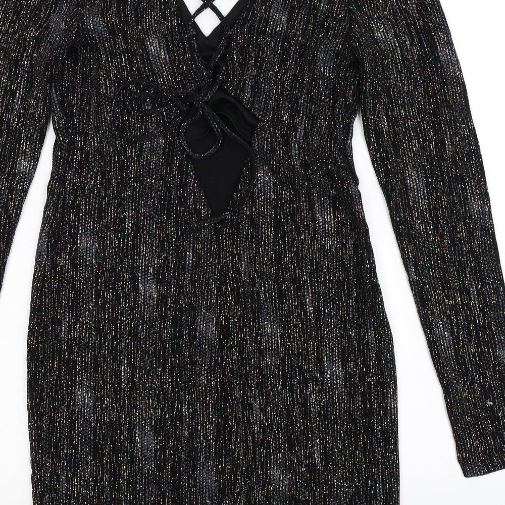 Topshop Womens Black   Bodycon  Size 10