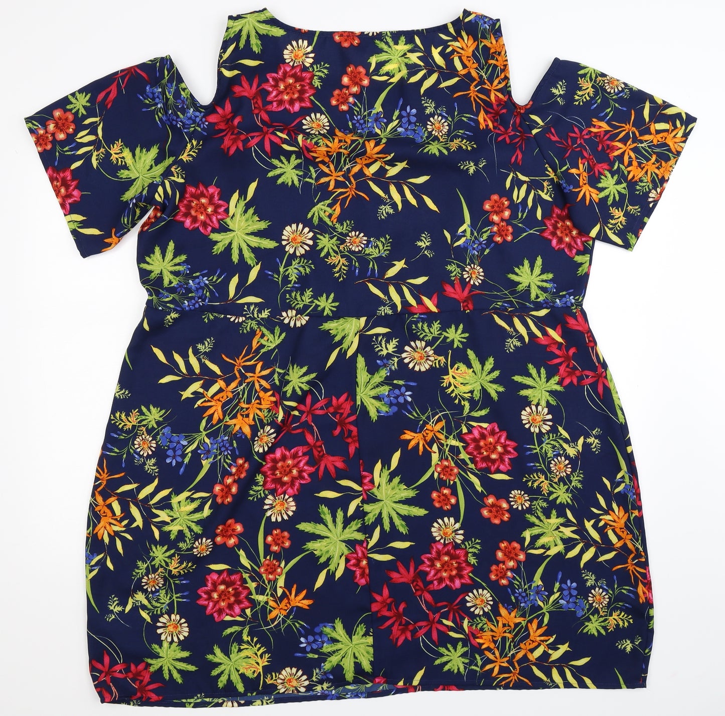 Capsule Womens Blue Floral  Bodycon  Size 24