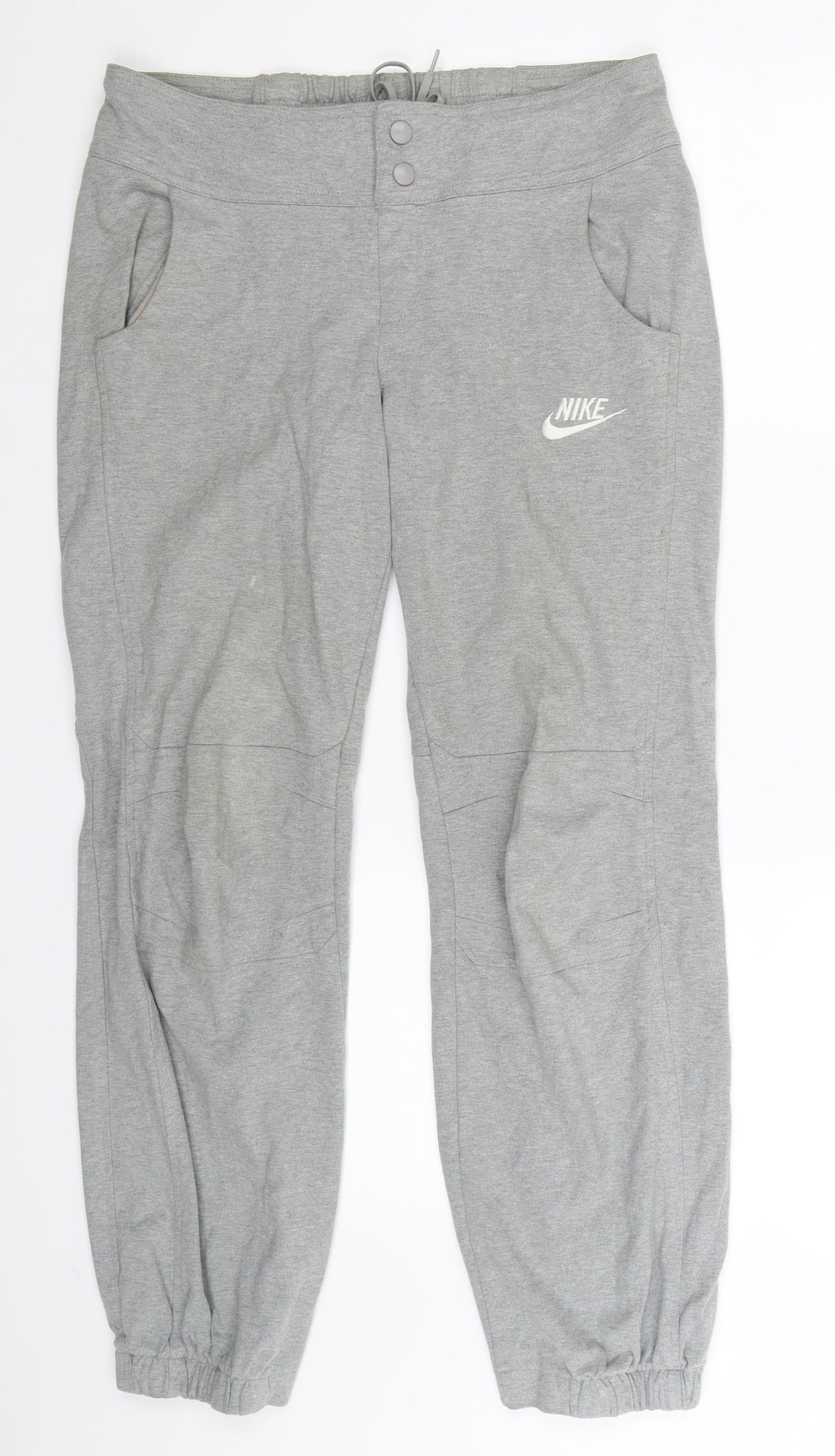 Nike Womens Grey   Jogger Trousers Size 12 L29 in