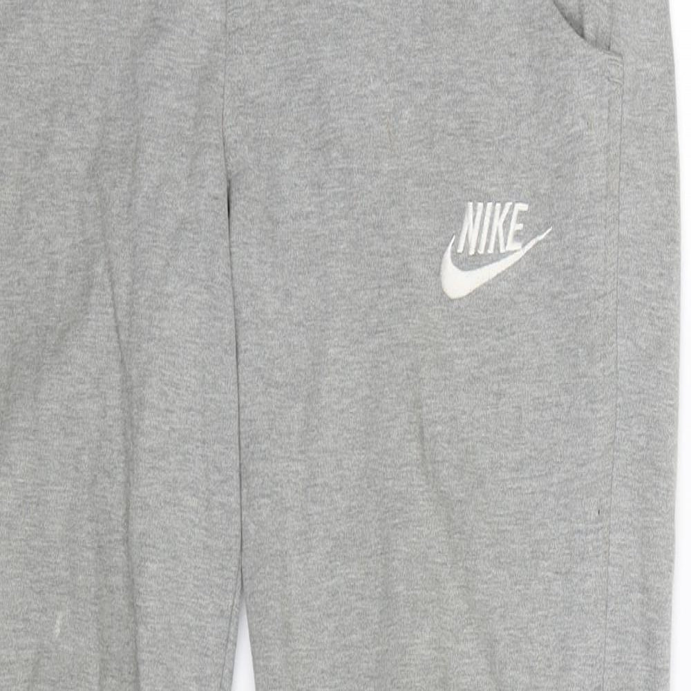 Nike Womens Grey   Jogger Trousers Size 12 L29 in