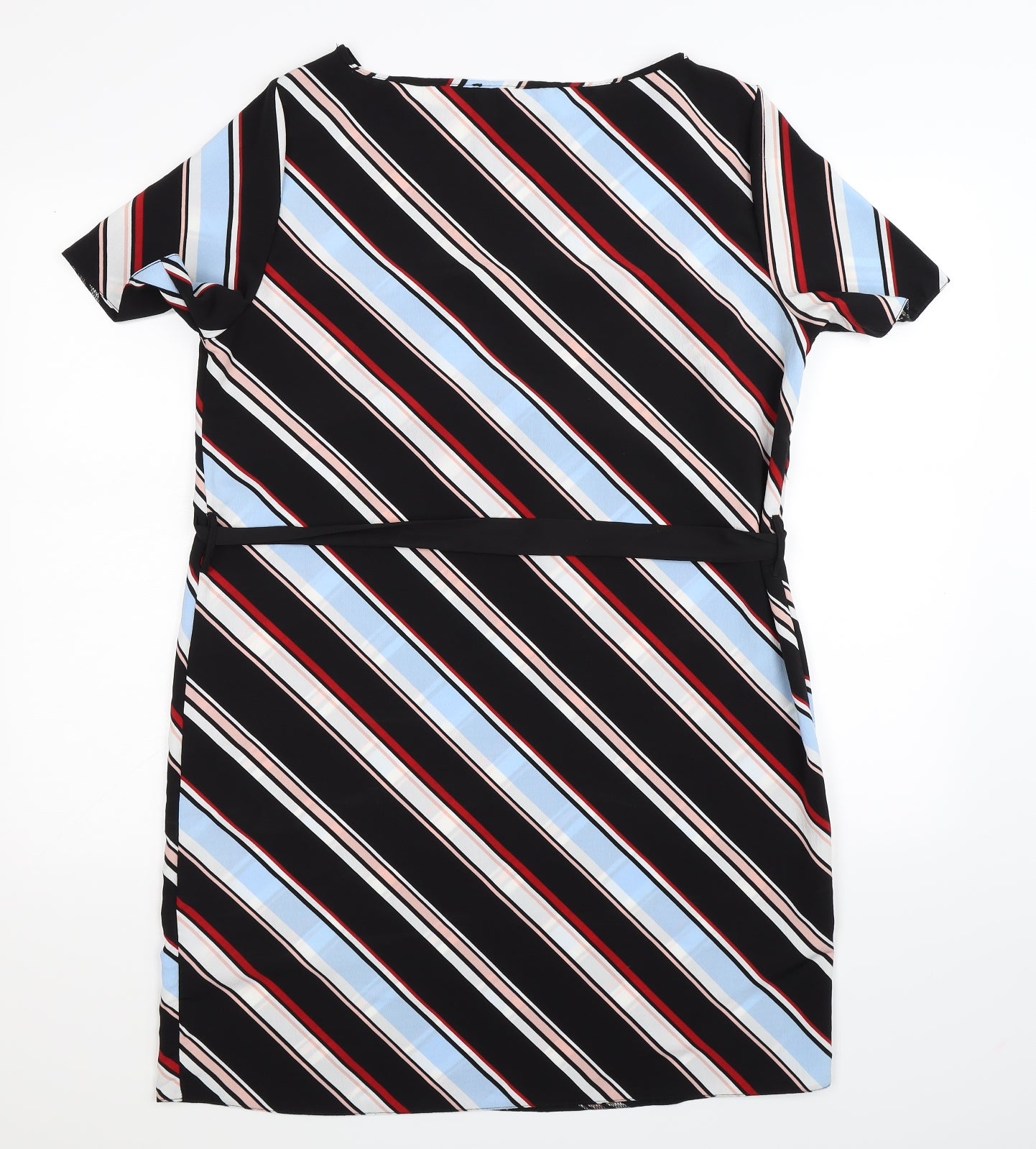 Primark Womens Multicoloured Striped  Shirt Dress  Size 14