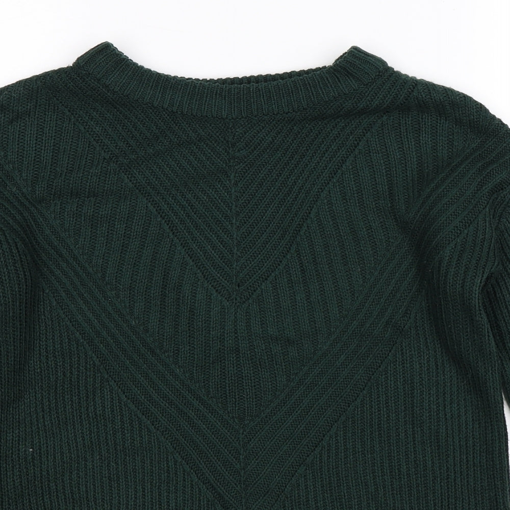 Dorothy Perkins Womens Green  Knit Pullover Jumper Size 6