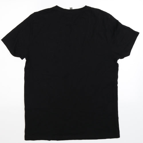 ASOS Mens Black    T-Shirt Size M  - Nirvana