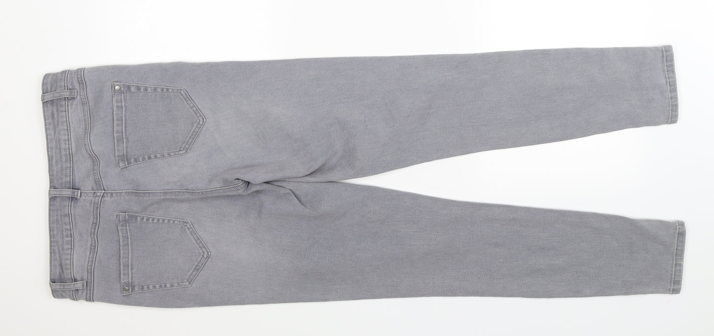 George Womens Grey  Denim Skinny Jeans Size 8 L27 in