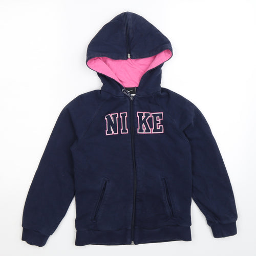 Nike Boys Blue   Full Zip Hoodie Size 7-8 Years