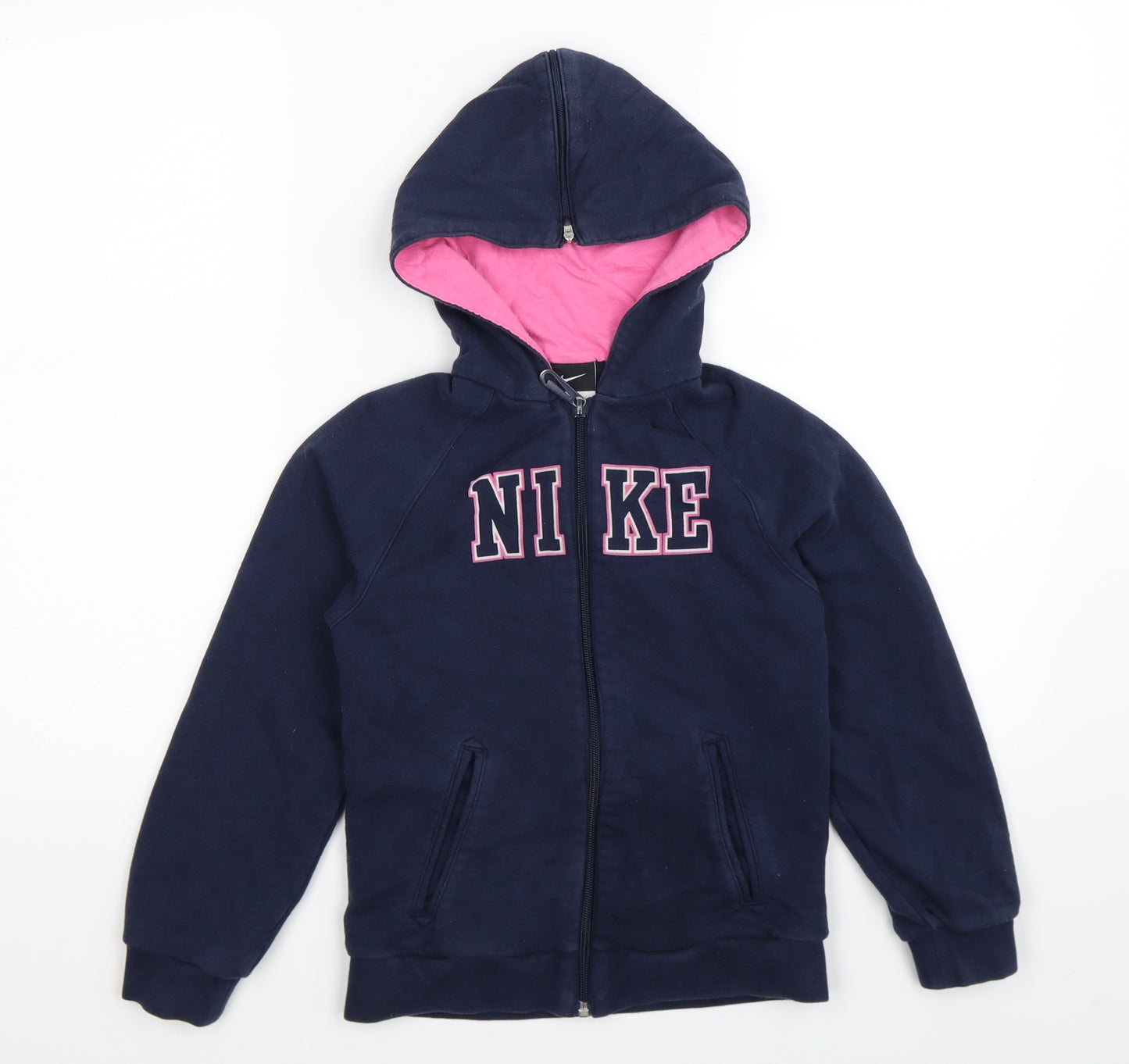 Nike Boys Blue   Full Zip Hoodie Size 7-8 Years