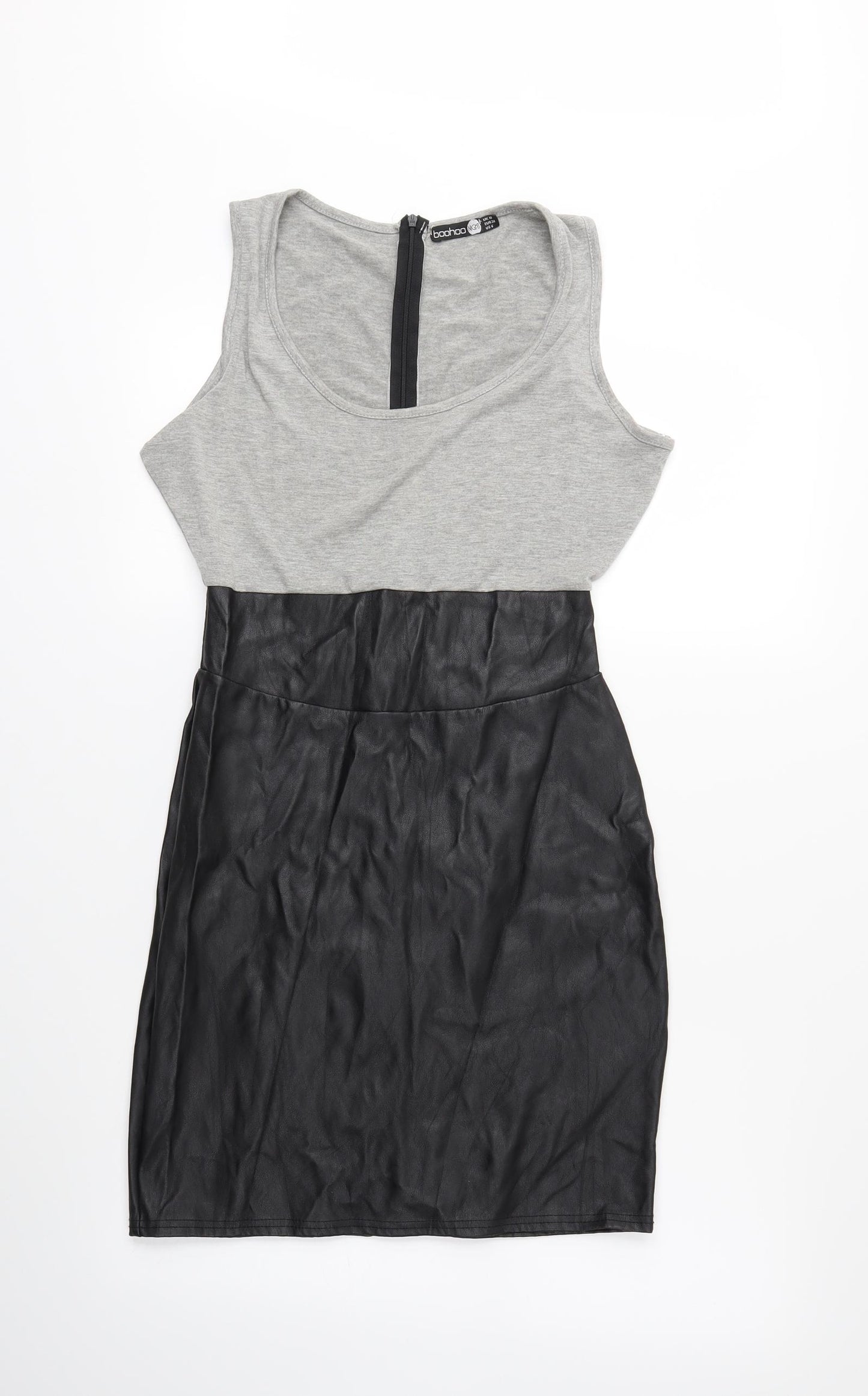 Boohoo Womens Black   Tank Dress  Size 10