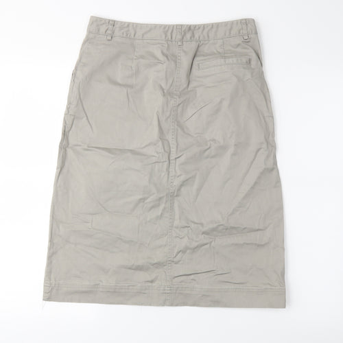 Laura Ashley Womens Grey   Straight & Pencil Skirt Size 10