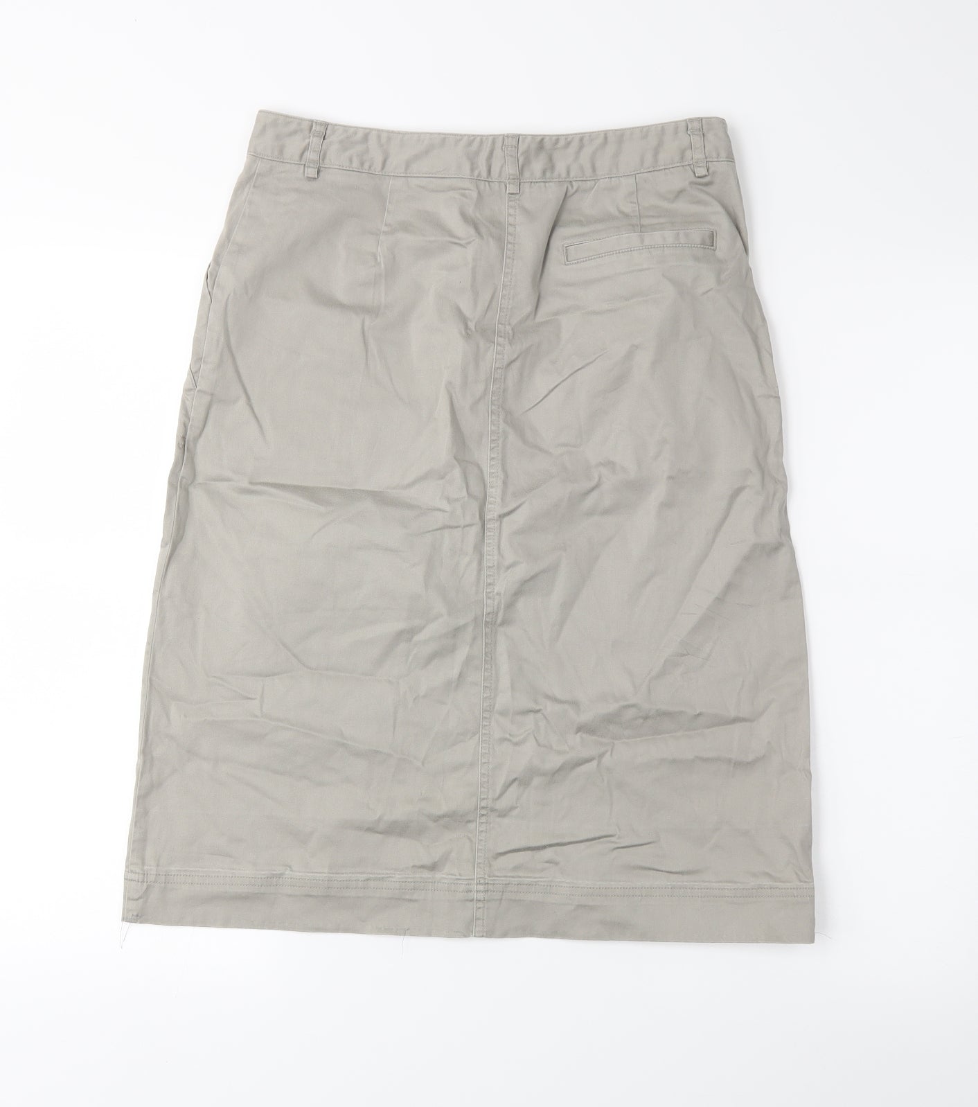 Laura Ashley Womens Grey   Straight & Pencil Skirt Size 10
